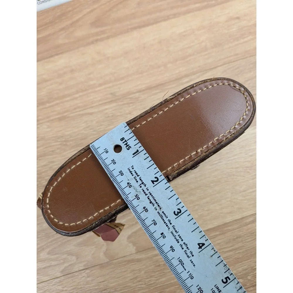 Vintage Ruko Rite-Case Brown Genuine Leather Camera Bag Hard Shell Japan Strap - Picture 5 of 11